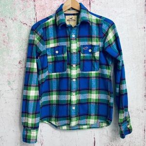 Hollister Button Up Plaid Flannel
